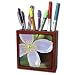 Patricia Sanders Flowers - Pink Clematis Flower - Floral Photography - Spring - Tile Pen Holders-5 inch tile pen holder