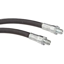 Alemite B337595-B1 Grease Gun Hose, 18" Length, 6,000 psi Working Pressure , Thermoplastic, 1/8" NPTF
