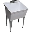 Swanstone MF-1F 22"x23" Floor Mount Laundry Tub - Legs Included