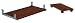 Embassy Keyboard and CPU Holder - Tuscany Brown