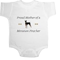 Miniature Pinscher Mother Baby Ultrasoft Onesie