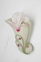 Cyclamen Wall Vase Set of 2 Ibis & Orchid Designs
