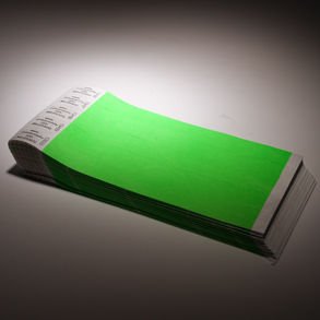 Neon Lime Tyvek Security Wristbands