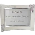Wedding Day Gift Bride and Groom Silver Line Landscape Photo Frame