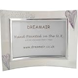 Review Dreamair  / Wedding Day Gift Bride and Groom Silver Line Landscape Photo Frame