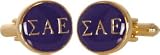 Sigma Alpha Epsilon Purple Gold-Tone Cufflinks by Cuff-Daddy