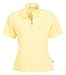 Ladies' Cross Ridge Jacquard Short Sleeve Half Zip Mock Neck
