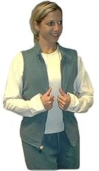Danskin Women's Micro Zip Front Vest