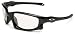 Oakley Men's Split Jacket Iridium Photochromic Sport Sunglasses,Black and Silver Ghost Text Frame/Clear and Black Photochromic Lens,one size