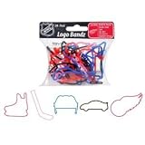 Detroit Red Wings NHL Logo Bandz Bracelets 20 Piece Pack