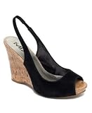 MIA Women's Lourdes Peep Toe Wedge Sandal