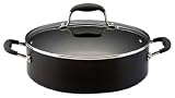 Anolon Advanced Hard Anodized Nonstick 5-1/4-Quart Covered Sauteuse