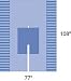 Proxima Split Drape with Adhesive - Split Drape W/Adhesive, 10 Unit / Case Absorbent reinforcement, 36' x 29' Split with adhesive, 2 1/2 ' x 37' Velcro-style line holders Product photo may not exactly match the product offered for sale. Please refer to the product description.
