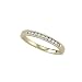 14K Yellow Gold 0.14 ct. Channel Set Diamond Ring