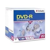Verbatim - 20 x DVD-R - 4.7 GB 16x - slim jewel case - storage media