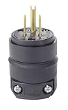 Leviton 3 Wire Rubber Plug (C20-515PR-000)