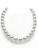 10-12mm White South Sea Baroque Pearl Necklace
