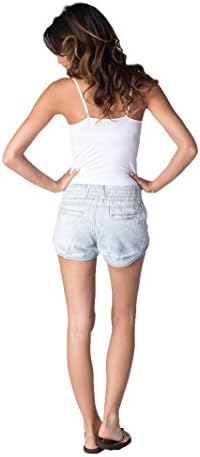 Paradise USA Women's Denim Relaxed Fit Short Shorts XL Light Wash
