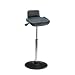 Milagon Tasq WS4211TPU Polyurethane Workseat on Enamel Disc Base Standing Support with Edging, 26"-34" Adjustment Height, 15-1/2" Width x 14" Depth Seat Dimension