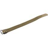 Zulu Ballistic Nylon Watch Strap 22mm 3-Ring Olive Drab