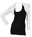 New Womens White Shrug Cardigan Ladies Top One Size