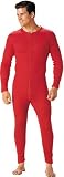 Red Union Suit - Original Long Johns