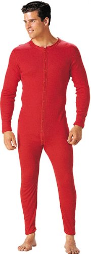 Red Union Suit - Original Long Johns