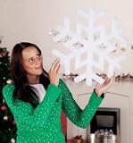 Kitchen & Housewares : Hanging Snow Decoration Buy 2 Save £1