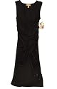 Apple Bottom Twist Front V Neck Dress