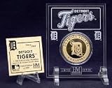 Detroit Tigers 24KT Gold Coin in Archival Etched Acrylic