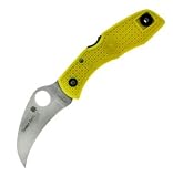 Spyderco Tasman Salt Yellow - Rust Free! Model # C106PYL