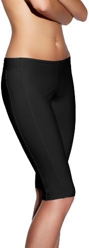 Revolution Slim Active Sports Shaping Knee Length Leggings for Perfect Body Shape Slimming Wear Anti Cellulite Slimming Shapewear Sportswear Activewear. (Medium/Large, Black)