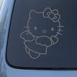 HELLO KITTY ANGEL - Vinyl Decal Sticker #A1401 | Vinyl Color: Silver