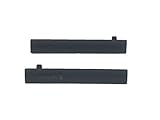 互換品 ソニー スマホ Xperia Z3 Compact 用 サイド キャップ カバー ２点セット3C (02.ブラック)