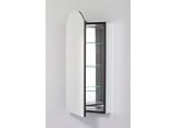 Robern 1/2 BEVELED ARCH DOOR CABINET - 15-1/4 W x 34 H - LEFT HAND - ELECTRIC W/NIGHT LIGHT MT16D6ABLL