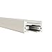 WAC Lighting L Track 2FT Single Circuit Field Cuttable 120V Track for L Style 2-Wire Track Fixtures with 2 Endcaps in White