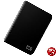 Western Digital My Passport Essential 250GB Ultra Portable USB Hard Drive - Black