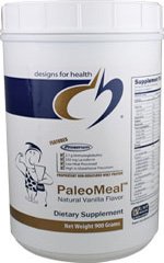 Designs for Health - PaleoMeal Vanilla Powder 900gm [Health and Beauty]