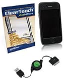 Apple iPhone 3G FlexiSkin Starter Kit (ClearTouch Crystal, USB (White), Smoke Grey)
