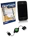 Apple iPhone 3G FlexiSkin Starter Kit (ClearTouch Anti-Glare, USB (Black), Crimson Red (Ripple Design))