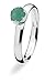 SPINNING Jewelry Damenring 925 Sterling Silber MAX *KAKI* Green Aventurin