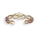 Sterling Silver 14 Karat Gold Plated Toe Ring with Flower Design