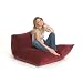 Solo Beanbag Chair Color: Merlot Velvish