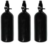48ci 3000 psi Aluminum HPA Tank - 3 Pack