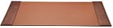 Brown Crocodile Embossed 34 x20 Desk Pad