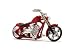 Muscle Machines West Coast Chopper El Diablo-Rigid (Red/Gold Flames/Chrome) JJ04-18-08