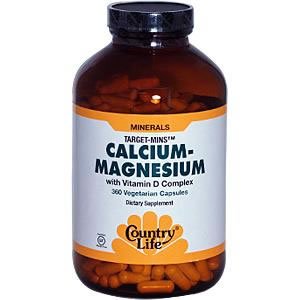 Country Life - Cal Mag + D - 360 vegetarian capsules ( Multi-Pack)