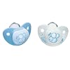 NUK Ber.Saug. Baby Blue 1 Silikon 2 Stück