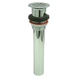 Kingston Brass KB5001 19 Hole Pop Up Drain with Overflow Hole, Polished Chrome