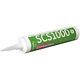 GE SCS1000 Contractors Silicone Sealant, 10.1 fl oz Tube, Clear (Case of 24)